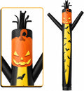 GOODENY 20FT Tall Pumpkin Inflatable Tube Man (18''Diameter) Wacky Wavy Dancing Guy for Outdoor Decoration