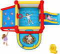 Anypool 9 in 1 Inflatable Bounce House Kid Trampoline with Tall Slide, Ball Pit Pool, Skill Soccer, Throwin